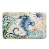 Meer Stil Schildkröte Octopus Bad Matte Flanell Wal Badezimmer Nicht-slip Matte Hause Dekoration Seepferdchen Tür Matte Badmat Tapis de bain