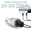 5V 2.1A Dual USB-poorten LED Light Car Charger Adapter Universal Charing Adapter voor iPhone X 8 Samsung S9 S8 HTC LG mobiele telefoon OM-H5