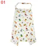 17 Färger Multiuse Baby Mum Cotton Cartoon Nursing Cover Ambreading Scarf Filt Cape Cover Overclothes ammande1597924