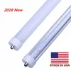 8ft led tube lights fa8 8feet Single Pin 36W 45W T8 LED Fluorescent Tubes 96" bulbs Lamps 2400MM tubes cooler door led lights