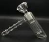 New glass hammer 6 Arm perc glass percolator bubbler water pipe matrix smoking pipes tobacco pipe bong bongs showerhead perc two functions