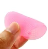 Silicone Beauty Wash Pad Face Exfoliating Blackhead Facial Cleansing Brush Tool Soft Silicone Round Shape Beauty Puff2233419