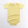 Bebek Rompers Bütün Ekspres 100 Pamuklu Erkek Bebek Tulum Yaz Onesies Kısa Kollu Zarf Yakası 024M6303340