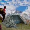 2-persoons kampeertent, dubbellaags waterdicht 3 seizoenen 2-persoons backpacken, tenten voor buiten