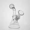 Yeni 14mm erkek mini küçük cam bong nargile su boruları pyrex yağ kuleleri sigara içmek için kalın bonglar