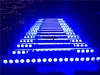 8 pezzi Doppio alloggiamento 18 * 18w rgbwa uv 6in1 impermeabile led wall wash bar light dmx led esterno wall wash light