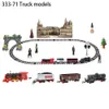 Nouveau RC Train enfants trafic jouets télécommande voiture de transport électrique vapeur fumée RC Train fente ensemble modèle jouet pour enfant cadeau