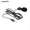 Портативный внешний клип-лавочник Lavalier Microphone 3.5mm Jack для PC Handsfree Wired Condenser Mic для обучения выступлению