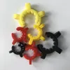 Adattatore per bong in vetro DHL all'ingrosso Clip in plastica 10mm 14mm 18mm Serratura in plastica per collettore di nettare in vetro Bong Accessori per fumatori