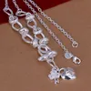 Fine 925 Sterling Silver Necklace 18Inch Shake Chain Link,2018 Fine Real 925 Silver Link Chain Italy Necklace New Style Hot 2021 XMAS