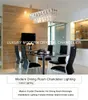 Moderne LED Lustre En Cristal Lampe Rectangle E14 Lustres Luminaires Pendentif Luxueux Lumière pour salle à manger Salon