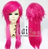 Pilver Enforcer VI Long Rose Red Lol League of Legends Cosplay Party Wig