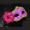 Nouvelle Mode Halloween Venise Masque Mascarade Femme Fleur Plume Pâques danse Fête De Vacances Masque Livraison Gratuite