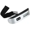 Gepäckwaage Elektronische digitale Skala tragbare Koffer-Reisetasche Hängende Waagen Balges Balance Gewicht Thermometer LCD-Anzeige