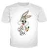 Nueva moda Parejas Hombres Mujeres Unisex Dibujos animados Bugs Bunny Lola Bunny Nalgadas Divertido Impresión 3D Sin gorra Camiseta casual Camisetas Camiseta Top7931118