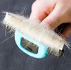 Animal de compagnie chien enlèvement cheveux peigne brosse chat toilettage outil Furmins cheveux démêlage tondeuse inoxydable détachable chien chat brosse Furmins S-M244u