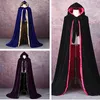 Adult Witch Long Halloween Cloaks Hood and Capes Halloween Costumes for Women Men Cosplay Costumes Velvet Cosplay Clothing3052057