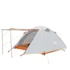 Nieuwe Selling Dome Style 3-Person Camping Tent Opblaasbare Camping Tent voor Outdoor Camping Dubbellaags Waterdichte Familietent