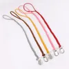 Leather Pacifier Clips Chain Dummy Clip Pacifier Holder Braided Binky Clip Nipple Holder Soother Chain For Infant Baby Feeding free shipping