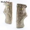 Wonderheel Ankle Boots Extreme High Heel 7 "Keil BALLETT kurze Stiefel sexy Fetisch High Heel Patent PU Ballett zeigen Vorhängeschlösser Stiefel