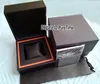 Hight Quality Tagbox Grey Leather Watch Box hela herrarna Kvinnor Watches Original Box med Certificate Card Present Papperspåsar 02 PU339K