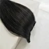 Бразильские девственные волосы шелковистой прямой клип в человеческих волос устанавливает естественный цвет можно покрасить 80 г 100 г бесплатно DHL ИБП