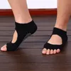 7 färger Toe strumpor Menwomen Terry Backless Quick-Dry Anti-Slip Cotton Pilates Ballett Bra Grepp Osynliga Silikon Strumpor Baby Socks