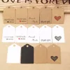 200pcs Kraft Paper Lovely Gift Tags DIY Handmade Price Tags/Baking Bags Packing Labels for Flower/Cosmetics/Jewelry/bottle/Drink