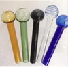 10cm Colored Glass Oil Burner Pipe