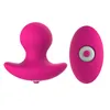 Nova Mini Plug Anal Vibrador Vagina Massagem Única Velocidades À Prova D 'Água Butt Plug Vibrando Brinquedos Adultos Do Sexo Para Homens E Mulheres S19706