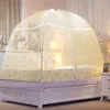 Różowy elegancki mongolski jurt komar netto dorośli Bed Canopies Mosquitero siatka siatka tanie składane komary netto Berco Portatil77634936266
