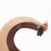 Elibess 200st 0.8g st indien remy italien kératine cheveux humains V tip extensions de cheveux 16 '' 18 " 20 " 22 " 24 "