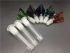 Heißer Verkauf 10 cm Länge Glas Downstem Diffusor Glas Downstems für Adapter Glas Bongs Down Stiele mit Diamanten Schüssel 14 mm 18 mm