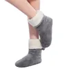 FRALOSHA Dropshipping & Wholesale Women Plush Home shoe Coral Fleece Indoor Floor Sock Winter Foot Warmer Soft bottom slippers