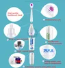 Soft wool Electric Massager Toothbrush +3 Brush Heads Water proof Whitening Cleaner Teeth children adults Massage Toothbrushes gift