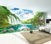 Personalizado 3D Mural Papel de Parede Quarto Sala de estar Cachoeira Foto Wallpaper 3D TV fundo papel de parede melhoria da casa