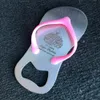 100 Pcs Personalizado Favor Do Casamento E Presente Lembranças De Casamento Personalizados Para Os Convidados Flip-Flop Abridor De Garrafas de Presente + Caixa / Saco De Organza, logotipo Do Engrave