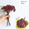 2018 Christmas berries BlueBerry Artificial Flowers Stamen Artificial Berries for Scrapbooking DIY home table wreath Decoration