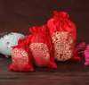 Busta regalo per ricamo in seta cinese 9x13cm 13x17cm Sacchetti per bomboniere per matrimoni, feste di compleanno, sacchetti per imballaggi di gioielli