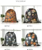 Fashion Halloween Candy Gift Bag Bundle Pocket Halloween Decorations Pumpkin Skull Printing Drawstring Backpack Drawstring Bag