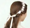 ブライダルハンドメイドヘッドウェアクリスタルソフト陶器ヘッドウェディングヘアジュエリーウェディングドレス装飾品