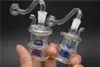 New Colorful pagoda glass oil rig pipe Portable cheap mini Downstem Recycler water smoking pipe with 10mm Pot Roast and Hose