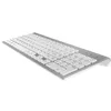 Combo clavier et souris sans fil professionnel ultra-mince 102 touches souris clavier sans fil à faible bruit pour Mac Pc Win XP/7/10 Tv Box