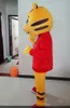 Vendita di fabbrica di sconto 2018 Vendi come le torte calde Costume della mascotte di Daniel Tiger Costume della mascotte della pelliccia di Daniel Tiger