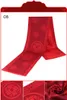 kinesisk röd herrscarf långa halsdukar kläder accessoarer sjal pläd fast mode vinter höst varm cumtom logotyp
