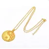 Dropshipping Silver Gold-Color Okrągły Kształt Kwiat życia Wisiorek Religijny Yin Yang Naszyjnik Kobiety Biżuteria Bożenarodzeniowe Prezenty