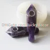 Sonho Ametista De Cristal De Quartzo Cachimbos de Naturais Natural Com Fio Roxo Ametista Gemstone Tigela de Fumar Mulheres Cura Tabocco Tubo Collectible Presente