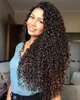 Evermagic Kinky Curl Clip in Extensions voor Afro-Amerikaanse Haar 7 stks / set 120 g / stuks G-Easy Hair Curly Clip Ins