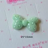 200PCSLOT KAWAII DOT BOW RESIN FLATBACK CABOCHONS DIY for Hair AccessoriesPhone Decoration Scrapbooking23MM15MM81384028883182