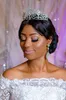 Arapça Nijeryalı Gelinlik Sheer Boyun Uzun Illusion Kollu Backless Sweep Tren Dantel Aplike Düğün Gelin Törenlerinde Özel